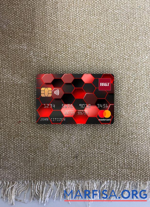 Downloadable USA North Carolina BB&T Corp. bank mastercard photolook front example